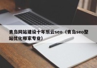 青岛网站建设十年乐云seo（青岛seo整站优化哪家专业）