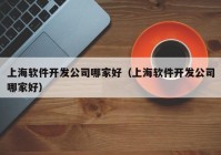 上海软件开发公司哪家好（上海软件开发公司哪家好）